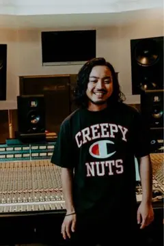 Creepy Nuts Champion コラボレーション Tシャツ