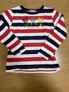 極美品　ミキハウス　長袖Tシャツ　120cm