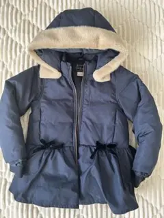 プティマインpetit mainフード付きダウンジャケット130