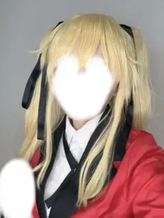 賭ケグルイ 早乙女芽亜里 ウィッグ コスプレ　リボン付きのサムネイル