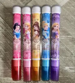 ディズニープリンセス　ペン　スタンプ　白雪姫オーロラ姫ベルシンデレララプンツェル