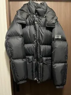 美品　CONVERSE ブラック ダウンジャケット 肉厚XLサイズ