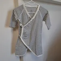 PETIT BATEAU 白黒ストライプ 肌着 6m/67cm