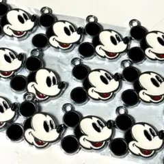 チャーム パーツ 16個セット 金属 エナメル ハンドメイド素材