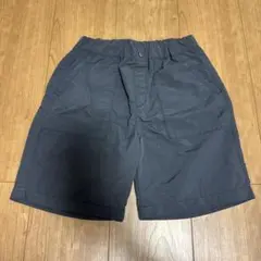 UNIQLO 130 ブラック　ハーフパンツ