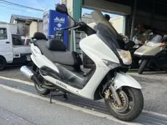 茨城 ヤマハ マジェスティ125 FI インジェクション コマジェ 人気の白