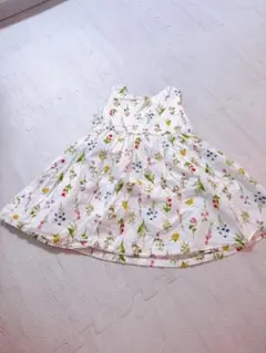 キッズ 花柄 ノースリーブ ワンピースのサムネイル