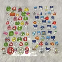 たまごっち ボンボンドロップシール みみっち くちぱっち シール 2枚 3D立体