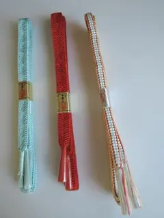 帯締め　正絹　和装小物　未使用　まとめて　T９