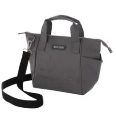 【新品】 マリークワント グレー デイジー 刺繍 トートバッグ 保冷 バッグ