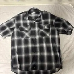 【未着用】WEGO チェック柄 半袖シャツ Lサイズ