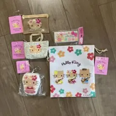 ま*ん様 日焼けキティ サンリオ ダイソー セリア キャンドゥ ５個セット