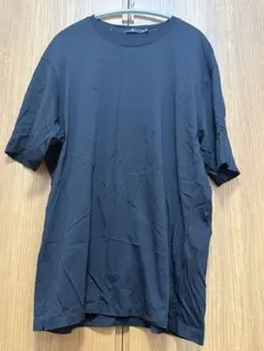 +J ユニクロ メンズ スーピマコットンクルー Tシャツ XLブラック