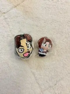 忍たま乱太郎 スクエアポーチ＆ぷちぬいぐるみ 山田利吉 2点セット