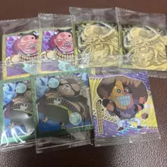 ワンピース 大海賊シールウエハースLOG.14 黒ひげ海賊団 7点セット