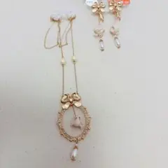 しまむら　愛野えり　マノンローズ　ネックレス＆イヤリング　ティーポット　ロリィタ