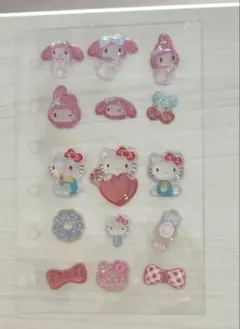 マイメロ　キティ　ボンボンドロップシール おすそ分けセット
