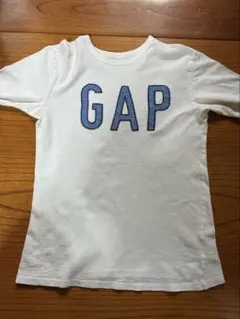 GAP キッズXXL 白Tシャツ レディースS〜M相当 ロゴT 半袖