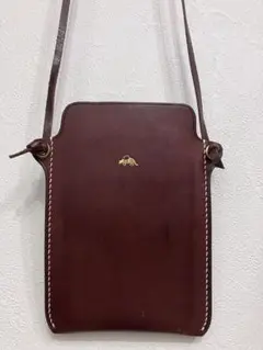 Jacou レザー スマホショルダーバッグ