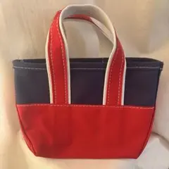 BEAMSコラボL.L.Bean トートバッグ 赤/紺