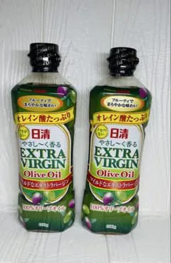 日清 オイリオ エキストラバージンオリーブオイル 600g 2本セットのサムネイル
