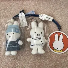 韓国限定 ソウル 釜山 ミッフィー キーリング キーホルダー ミッフィーストア