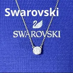 スワロフスキー ネックレスAttract Round 一粒　正規品　新品　箱付