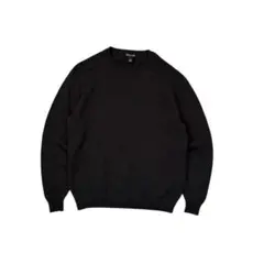 90’s USA LANDS’END ダークグレー ドリフターコットンニット