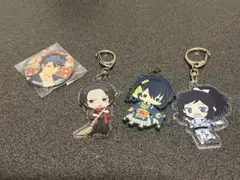 ⭐︎刀剣乱舞アクリルキャラクターキーホルダー3個缶バッチセット