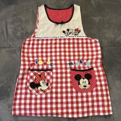 値下げしました！保育エプロン　ミッキー&ミニーのサムネイル