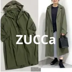 美品　ZUCCa ズッカ　撥水　ナイロンクロス　コート