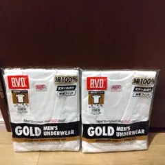 紳士 BVD U首 半袖 Tシャツ シャツ M 2枚セット 綿100%