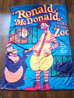ロナルド・マクドナルド 動物園 ビンテージ品 ブランケット