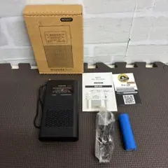 ez bnb小型携帯FM/AM バックライト付き ラジオ 懐中電灯充電式のサムネイル