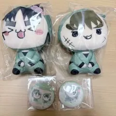 忍たま乱太郎 フリューくじ ふんわり桜もちぴこの段 中在家長次 七松小平太 ぬい