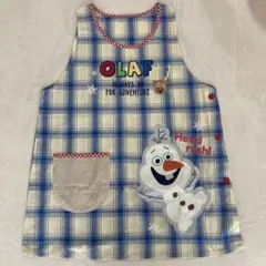 値下げしました、。オラフデザイン エプロン　新品　#ディズニー　#アナ雪