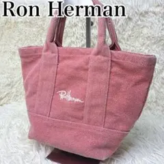 Ron Herman トートバッグ ピンク　レッド　キャンバス　ミニ　ロゴ