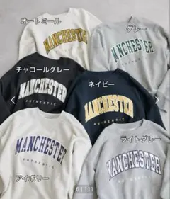 DISCOAT 【WEB限定】ヘヴィウェイトカレッジロゴビッグスウェット