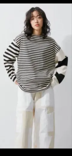 G.F.G.S. for ADAM ET ROPE' 別注 ボートネックボーダー