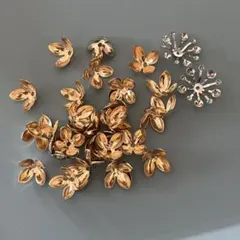 メタルパーツ 花座(ビーズキャップ)