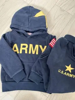 男の子　セットアップ　裏起毛　冬　110㎝