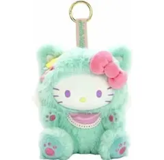 サンリオ ハローキティ ファインフェイスキャット ミント ぬいぐるみ