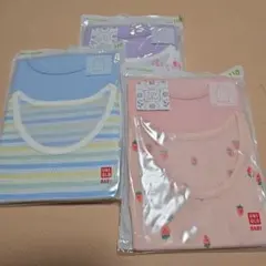 UNIQLO コットンメッシュタンクトップ110サイズ ２枚組×3セット