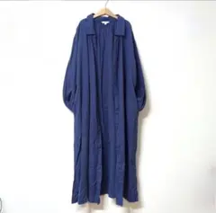スタジオクリップ　コットン　ロング　シャツ　ワンピース　羽織　F