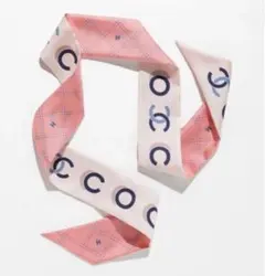 (新品未使用)シャネル　CCロゴ スカーフ　ヘアバンド