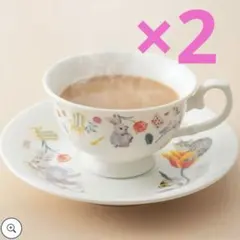 【新品】GODIVA ゴディバ2026バレンタイン限定 カップ&ソーサー2脚