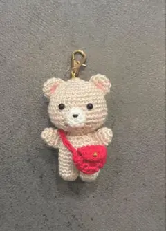リ*コ様 ミニくまちゃん⭐︎お出かけポシェットつき