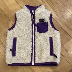 パタゴニア キッズ18M 75〜80㎝　ボアアウター ノースリーブ