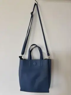 ブルーグレー ショルダー&ハンドバッグ