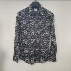 LANVIN en Bleu ジオメトリック柄長袖シャツ 48のサムネイル
